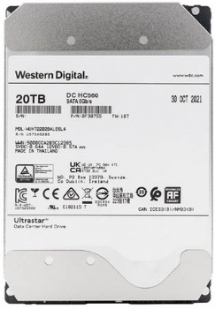 WUH722020ALE6L4 20 TB Hard Drive - 3.5 Internal - SATA